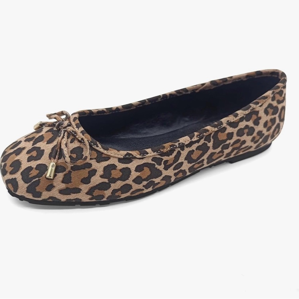Kenneth Cole REACTION Elstree Ballet Flats Leopard Print Size 10 - Picture 14 of 14